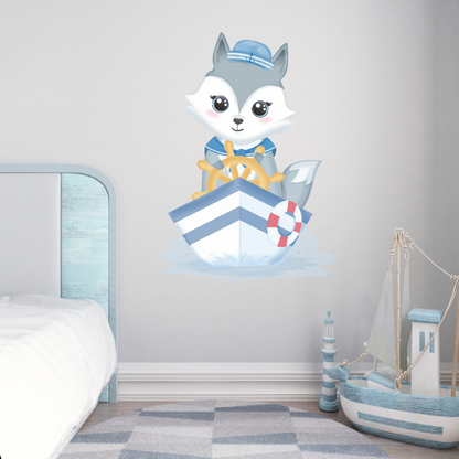 Stickers Autocollants Animaux Renard Marin Bateau Maroc