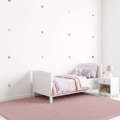 Décoration murale motifs pois teintes violet pour chambre enfant et bébé au Maroc
