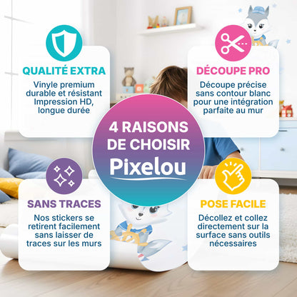 4 raisons de choisir nos stickers muraux animaux au Maroc